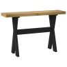 Table console NOAIN pieds en forme de X 120x30x75 cm massif pin 581946581946