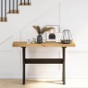 Table console NOAIN pieds en forme de X 120x30x75 cm massif pin 581946581946