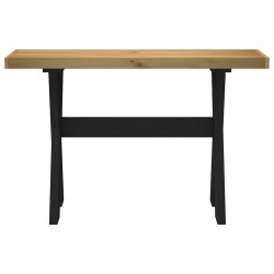 Table console NOAIN pieds en forme de X 120x30x75 cm massif pin 581946581946