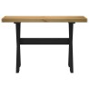 Table console NOAIN pieds en forme de X 120x30x75 cm massif pin 581946581946