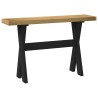 Table console NOAIN pieds en forme de X 120x30x75 cm massif pin 581946581946