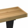 Table console NOAIN pieds en forme de X 120x30x75 cm massif pin 581946581946