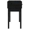 Table console Noir 76,5x40x75 cm Bois massif de pin 581947581947