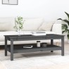 Table basse Gris 110x50x40 cm Bois massif de pin 581949581949