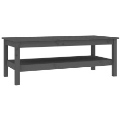 Table basse Gris 110x50x40 cm Bois massif de pin 581949581949