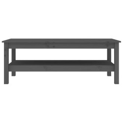 Table basse Gris 110x50x40 cm Bois massif de pin 581949581949