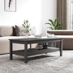 Table basse Gris 110x50x40 cm Bois massif de pin 581949581949