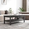 Table basse Gris 110x50x40 cm Bois massif de pin 581949581949