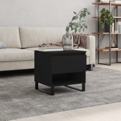 Table basse noir 50x46x50 cm bois d’ingénierie 581951581951