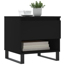 Table basse noir 50x46x50 cm bois d’ingénierie 581951581951