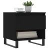 Table basse noir 50x46x50 cm bois d’ingénierie 581951581951