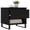Table basse noir 50x46x50 cm bois d’ingénierie 581951581951
