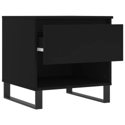 Table basse noir 50x46x50 cm bois d’ingénierie 581951581951