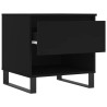 Table basse noir 50x46x50 cm bois d’ingénierie 581951581951