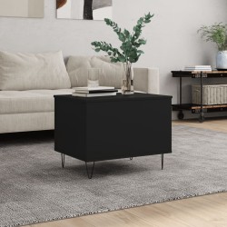 Table basse Noir 60x44,5x45 cm Bois d'ingénierie 581952581952