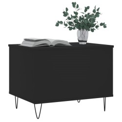 Table basse Noir 60x44,5x45 cm Bois d'ingénierie 581952581952