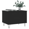 Table basse Noir 60x44,5x45 cm Bois d'ingénierie 581952581952