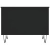 Table basse Noir 60x44,5x45 cm Bois d'ingénierie 581952581952