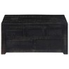 Table basse Noir 65x65x30 cm Bois de manguier massif 581953581953