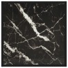Table basse Noir avec verre marbre noir 60x60x35 cm 581956581956