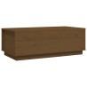 Table basse Marron miel 100x50x35 cm Bois massif de pin 581957581957