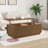 Table basse Marron miel 100x50x35 cm Bois massif de pin 581957581957
