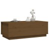 Table basse Marron miel 100x50x35 cm Bois massif de pin 581957581957