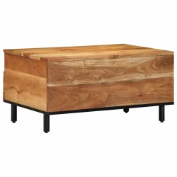 Table basse Marron 80 x 54 x 40 cm Bois d'Acacia Massif 581958581958