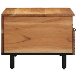 Table basse Marron 80 x 54 x 40 cm Bois d'Acacia Massif 581958581958