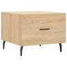 Table basse Chêne sonoma 50x50x40 cm Bois d'ingénierie 581959581959