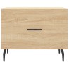 Table basse Chêne sonoma 50x50x40 cm Bois d'ingénierie 581959581959