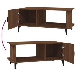 Table basse Chêne marron 90x50x40 cm Bois d'ingénierie 581961581961