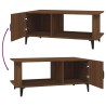 Table basse Chêne marron 90x50x40 cm Bois d'ingénierie 581961581961