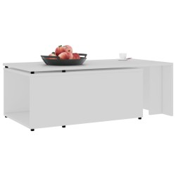 Table basse Blanc 150x50x35 cm Bois d'ingénierie 581963581963