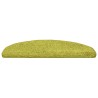 Tapis d'escalier auto-adhésifs 15 pcs Vert 80 x 24,5 x 3,5 cm 581965581965