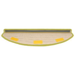 Tapis d'escalier auto-adhésifs 15 pcs Vert 80 x 24,5 x 3,5 cm 581965581965