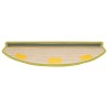 Tapis d'escalier auto-adhésifs 15 pcs Vert 80 x 24,5 x 3,5 cm 581965581965