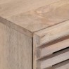 Table de chevet 40x34x46 cm bois de manguier massif blanchi 581967581967