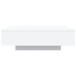 Table basse blanc 100x100x31 cm bois d'ingénierie 581968581968