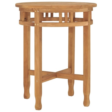 Table de bistro Ø60x75,5 cm bois de teck solide 581970581970