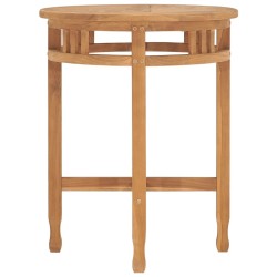 Table de bistro Ø60x75,5 cm bois de teck solide 581970581970