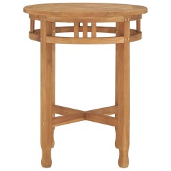 Table de bistro Ø60x75,5 cm bois de teck solide 581970581970