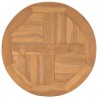 Table de bistro Ø60x75,5 cm bois de teck solide 581970581970