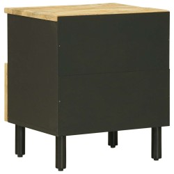 Table de chevet 2 pc Naturel 40 x 33 x 46 cm 581971581971