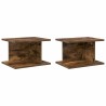 Table de chevet 2 pcs Chêne fumé 40 x 30 x 25 cm 581974581974