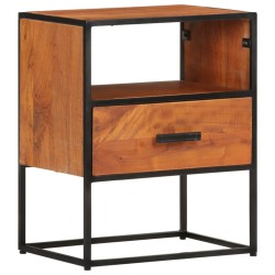 Table de chevet 40x30x50 cm Bois d'acacia massif 581978581978