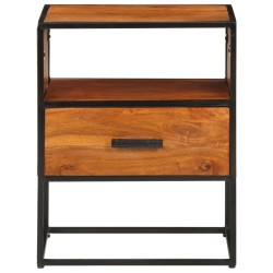 Table de chevet 40x30x50 cm Bois d'acacia massif 581978581978