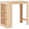 Table de bar avec étagère Chêne 110x50x103 cm 581979581979