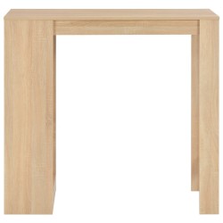 Table de bar avec étagère Chêne 110x50x103 cm 581979581979