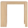 Table de bar avec étagère Chêne 110x50x103 cm 581979581979
